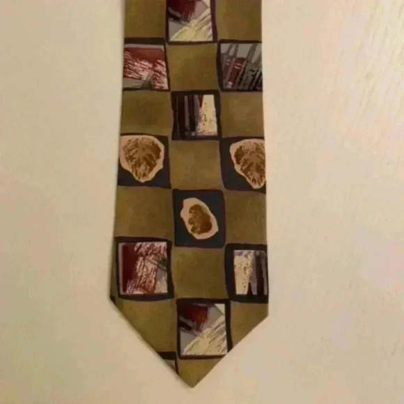 Nino Foriero Y2K Vintage Silk Tie Made in Canada - Picture 5 of 6
